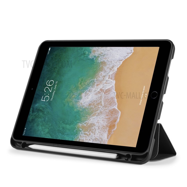 DG.MING See Series Cover Auto Wake & Sleep Leather Shell for Apple iPad Air 10.5 inch (2019) - Black-10