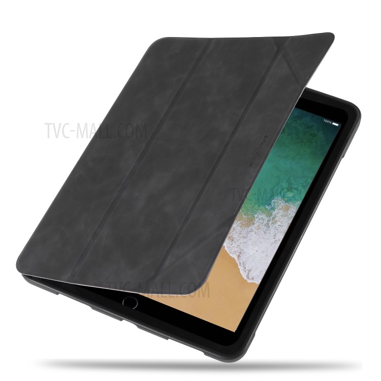 DG.MING See Series Cover Auto Wake & Sleep Leather Shell for Apple iPad Air 10.5 inch (2019) - Black-12