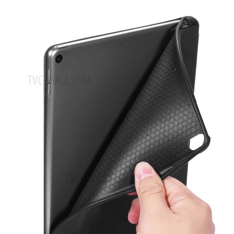 DG.MING See Series Cover Auto Wake & Sleep Leather Shell for Apple iPad Air 10.5 inch (2019) - Black-17