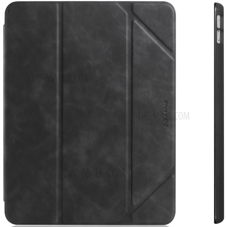 DG.MING See Series Cover Auto Wake & Sleep Leather Shell for Apple iPad Air 10.5 inch (2019) - Black-25