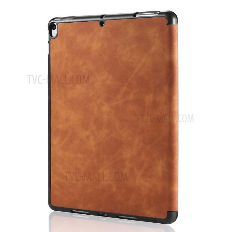 DG.MING See Series Cover Auto Wake & Sleep Leather Shell for Apple iPad Air 10.5 inch (2019) - Brown-14