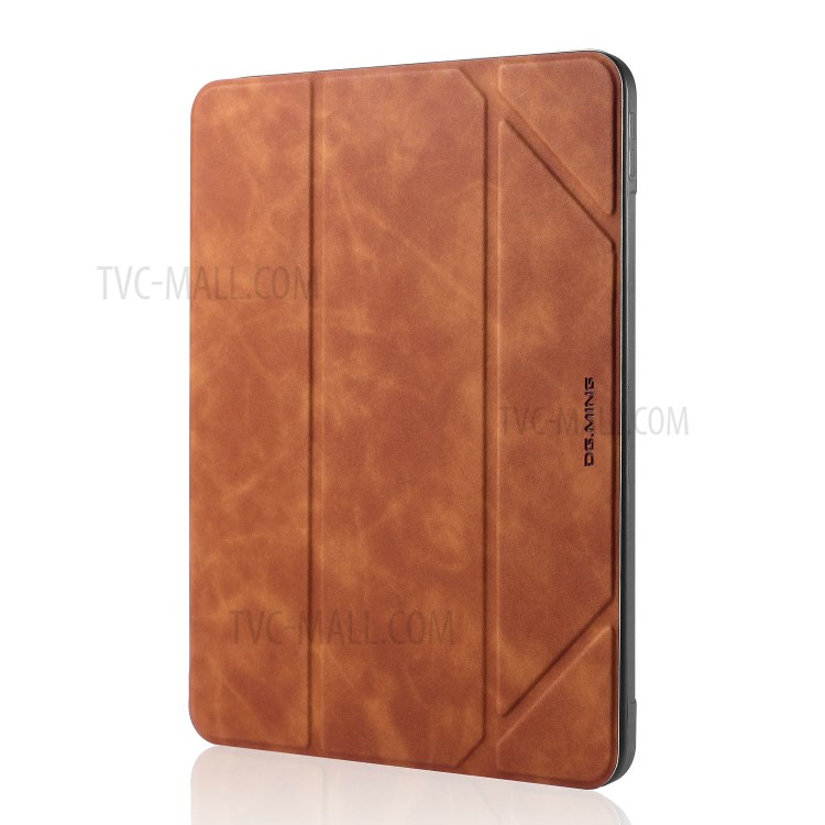 DG.MING See Series Cover Auto Wake & Sleep Leather Shell for Apple iPad Air 10.5 inch (2019) - Brown-6