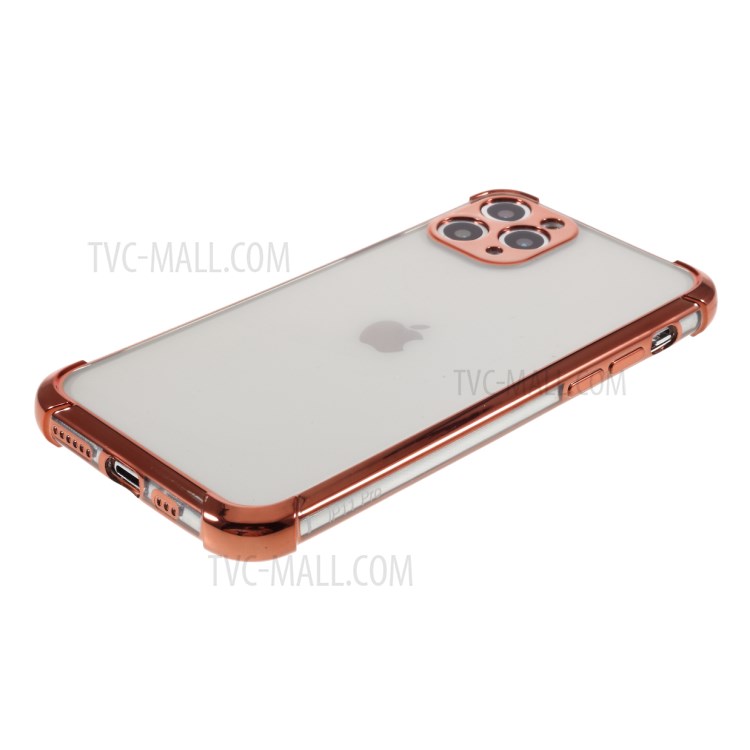 Electroplating Drop Resistant TPU Back Case for iPhone 11 Pro 5.8 inch - Rose Gold-4