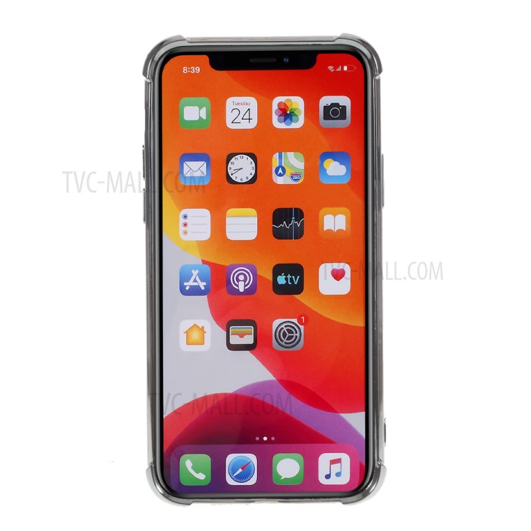 Electroplating Drop Resistant TPU Shell Case for iPhone 11 Pro Max 6.5 inch - Silver-3
