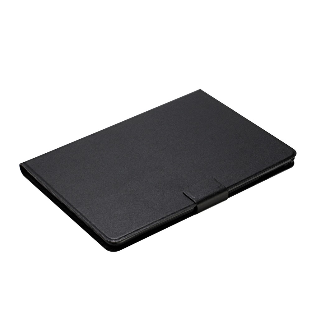 couverture de tablette en cuir intelligente du somnifère auto wake pour ipad 10.2 (2021) / (2020) / (2019) / ipad pro 10,5-pouces (2017) / ipad air 10,5 pouces (2019) - le noir