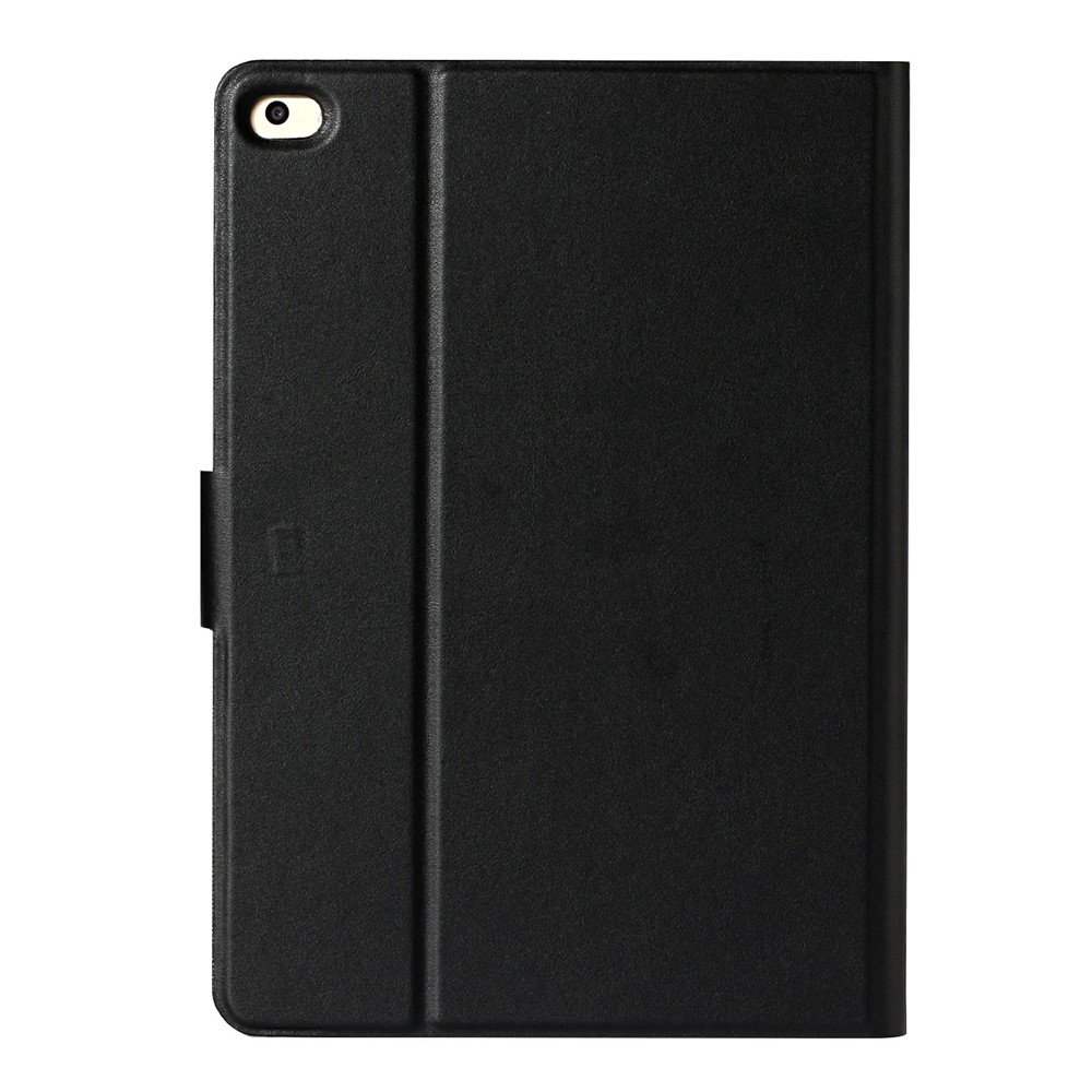 Couvercle Du Support De La Tablette En Cuir À Puce Pour L'air Ipad Sommeil Sillage Automatique (2013) / Ipad Air 2 / ipad 9,7 pouces (2017) / ipad 9,7 pouces (2018) - Noir-2