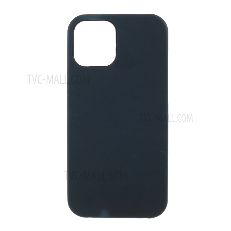 Thermal Induction Fluorescent Color Changing Leather Coated PC Mobile Case for iPhone 12 Pro 6.1-inch - Blue-7