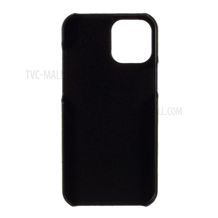 Thermal Induction Fluorescent Color Changing Leather Coated PC Mobile Case for iPhone 12 Pro 6.1-inch - Green-2