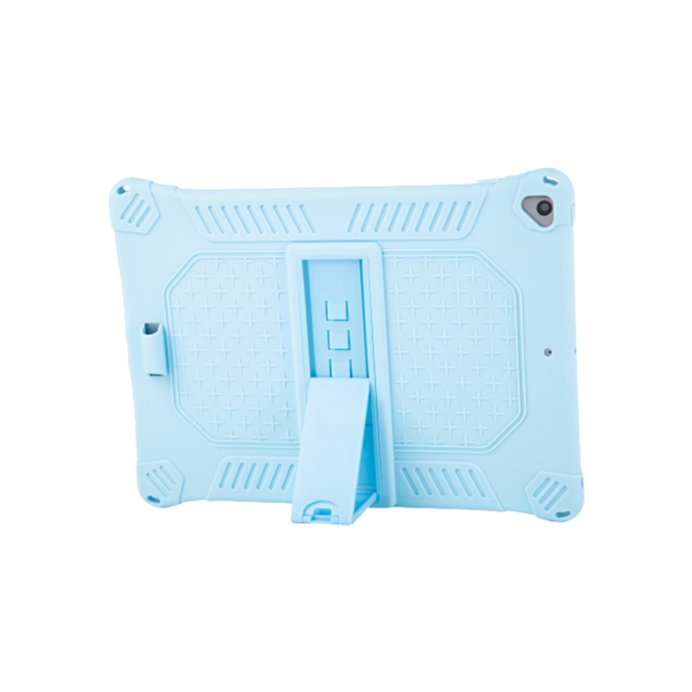 Kickstand PC Soft Silicone Case with Hanging Rope for Apple iPad 10.2 (2020)(2019)/Air 10.5 inch (2019) - Baby Blue-5