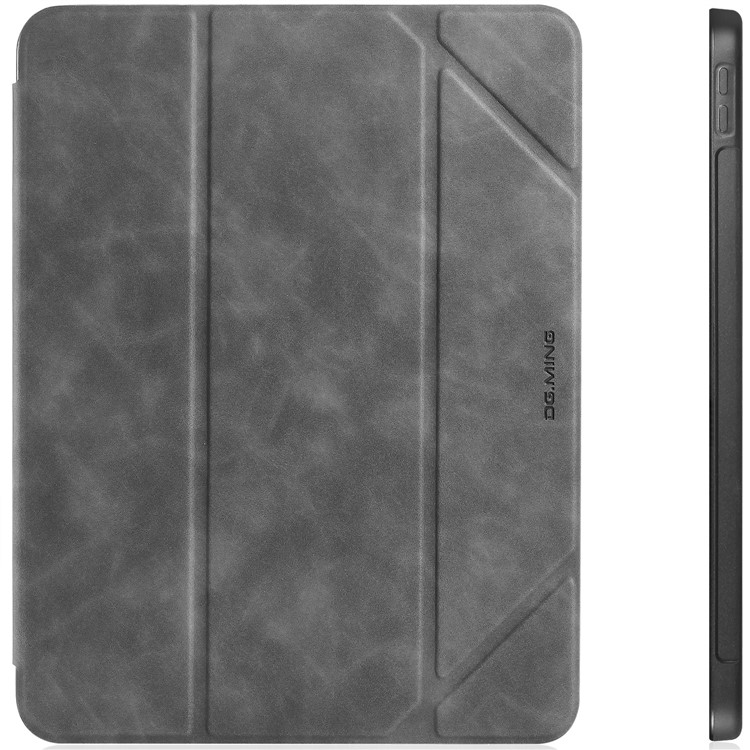 DG.MING See Series Auto Wake & Sleep Leather Protective Case for Apple iPad Pro 11-inch (2018) - Grey-5