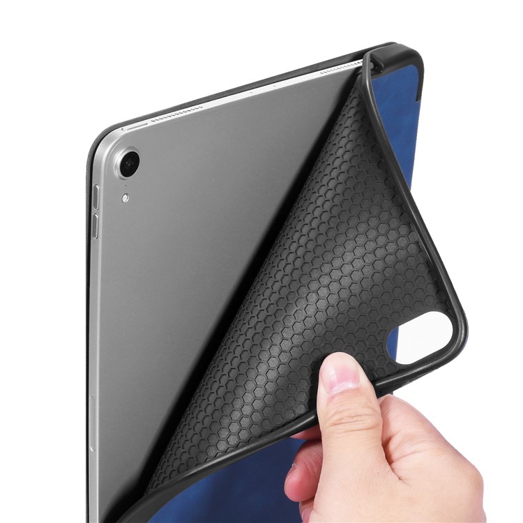 DG.MING See Series Auto Wake & Sleep Leather Protective Case for Apple iPad Pro 11-inch (2018) - Blue-17