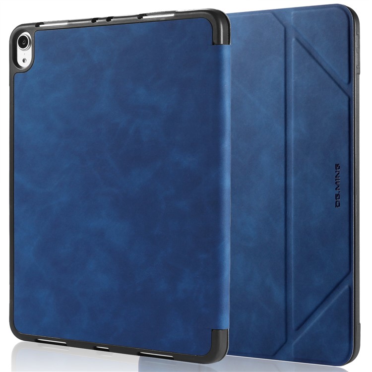 DG.MING See Series Auto Wake & Sleep Leather Protective Case for Apple iPad Pro 11-inch (2018) - Blue-2