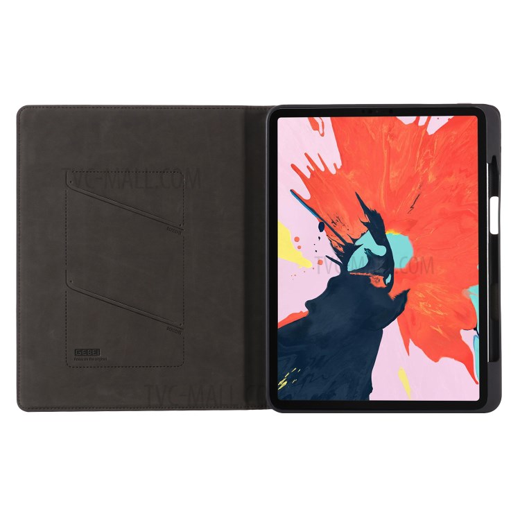 GIBEI PU Leather + TPU Tablet Protective Cover Case for iPad Pro 11-inch (2020) - Black-11