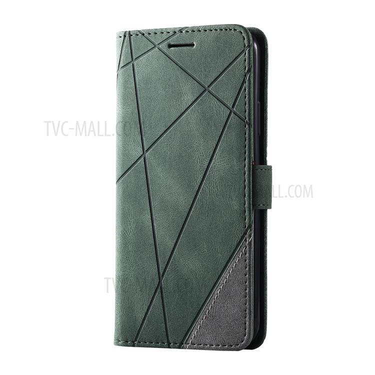 Color Splicing Wallet Stand Leather Mobile Cover for iPhone 11 Pro Max 6.5 inch - Green-8