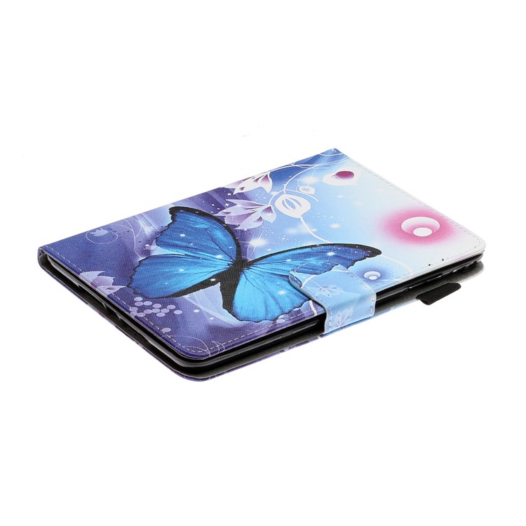 Printing Skin Leather Tablet Shell for iPad mini (2019) 7.9 inch/4/3/2/1 - Butterfly-5