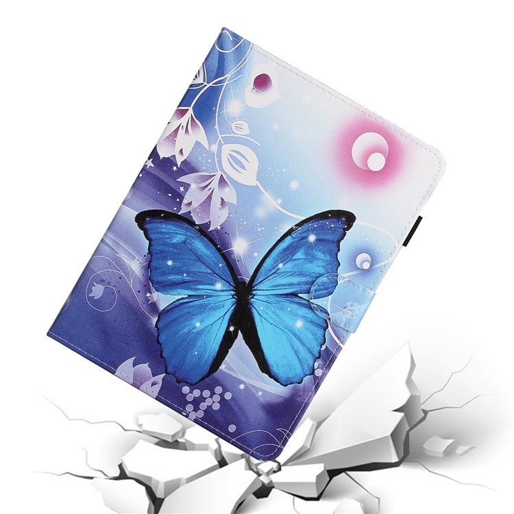 Printing Skin Leather Tablet Shell for iPad mini (2019) 7.9 inch/4/3/2/1 - Butterfly-6