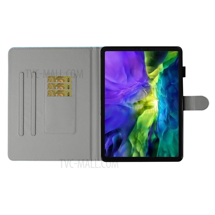 Pattern Printing Leather Stand Shell with Card Slots for iPad Pro 11-inch (2020) (2018) - Elk-8