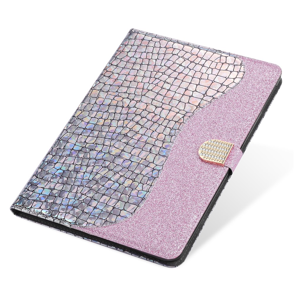 Crocodile Skin Flash Powder Leather Tablet Case for iPad 9.7-inch (2018) / 9.7-inch (2017) / Pro 9.7 inch (2016) / Air 2 / Air (2013) - Pink-4