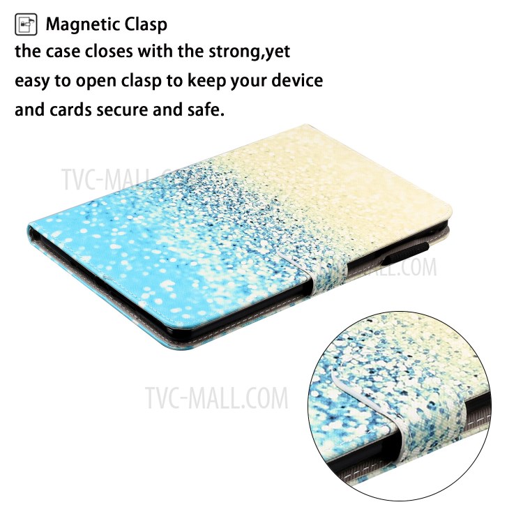 Pattern Printing Leather Wallet Case for iPad 9.7-inch (2018) / 9.7-inch (2017) / Pro 9.7 inch (2016) / Air 2 / Air (2013) - Sequins-3