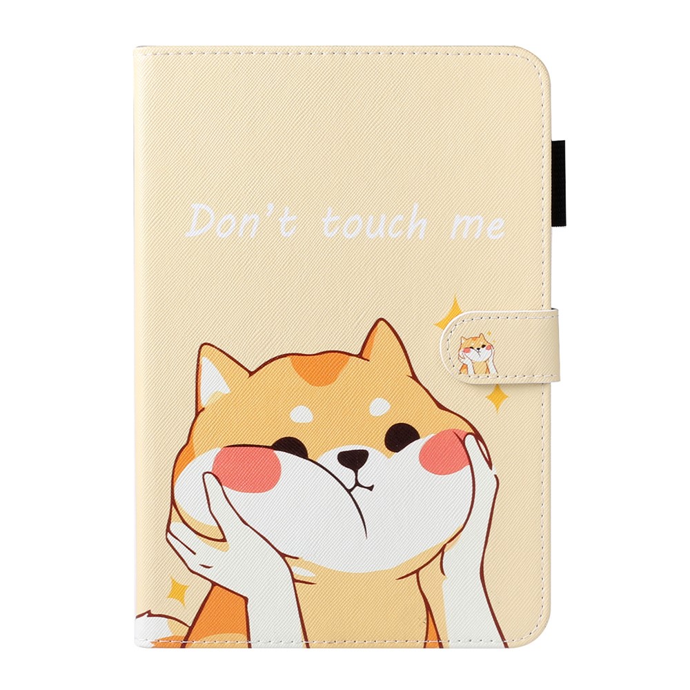 Pattern Printing Leather Wallet Case for iPad 9.7-inch (2018) / 9.7-inch (2017) / Pro 9.7 inch (2016) / Air 2 / Air (2013) - Cute Dog-1