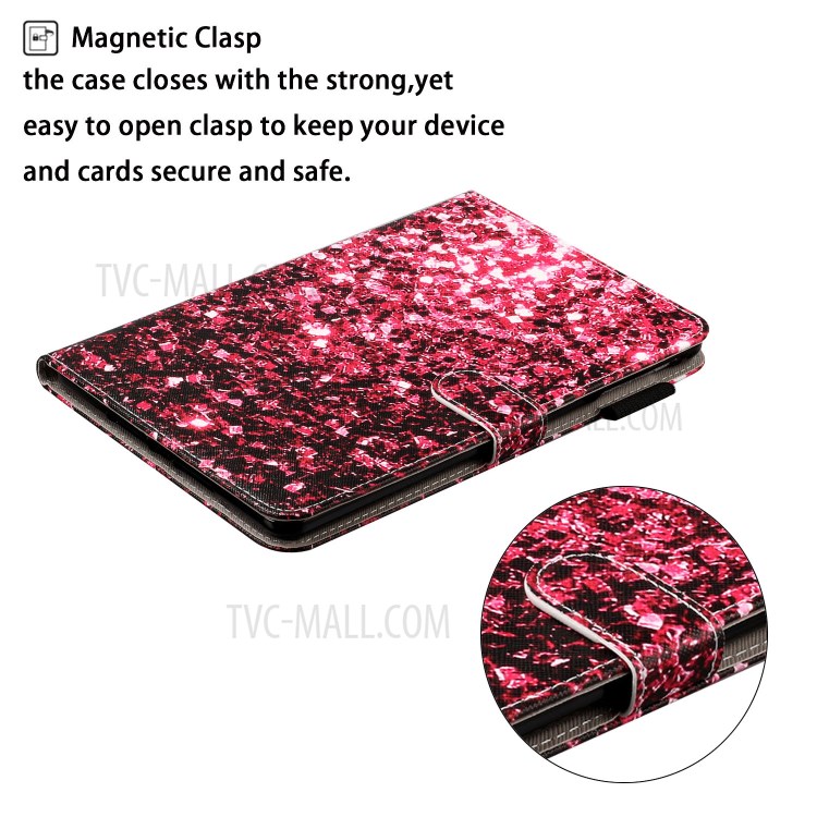Pattern Printing Leather Wallet Case for iPad 9.7-inch (2018) / 9.7-inch (2017) / Pro 9.7 inch (2016) / Air 2 / Air (2013) - Colorized Pattern-3