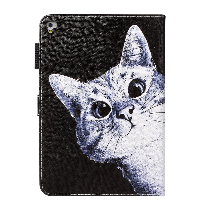 Pattern Printing Leather Wallet Case for iPad 9.7-inch (2018) / 9.7-inch (2017) / Pro 9.7 inch (2016) / Air 2 / Air (2013) - Owl-2