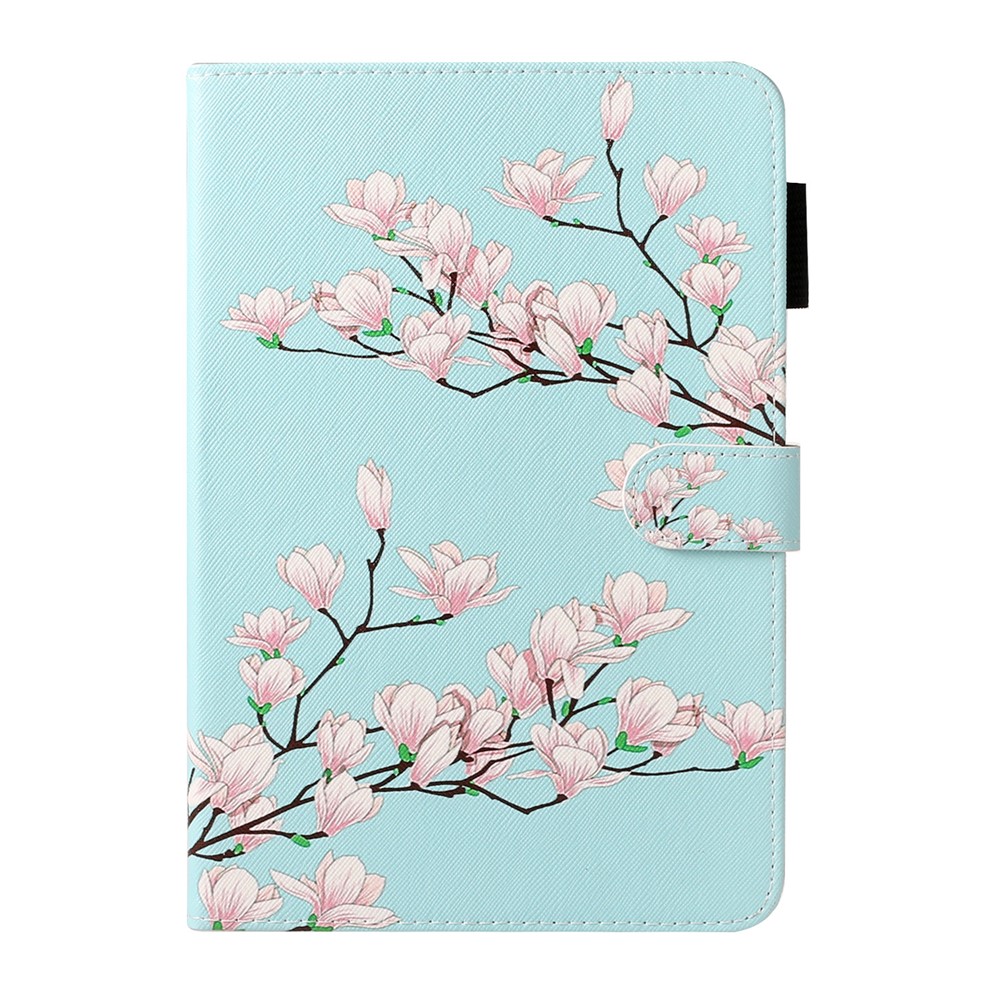 Pattern Printing Leather Wallet Stand Case for iPad 10.2 (2020)(2019) / Air 10.5 inch (2019) - Plum Blossom-1