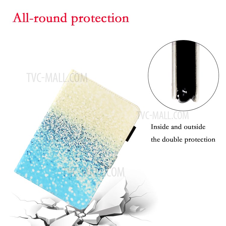 Pattern Printing Leather Wallet Stand Case for iPad 10.2 (2020)(2019) / Air 10.5 inch (2019) - Sequins-4