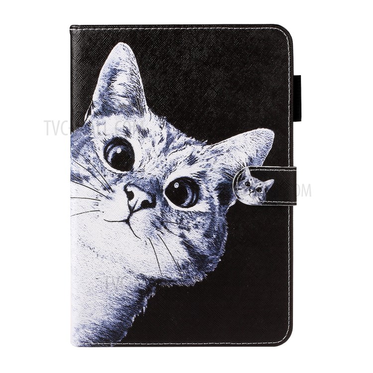 Pattern Printing Leather Wallet Stand Case for iPad 10.2 (2020)(2019) / Air 10.5 inch (2019) - Cat-1