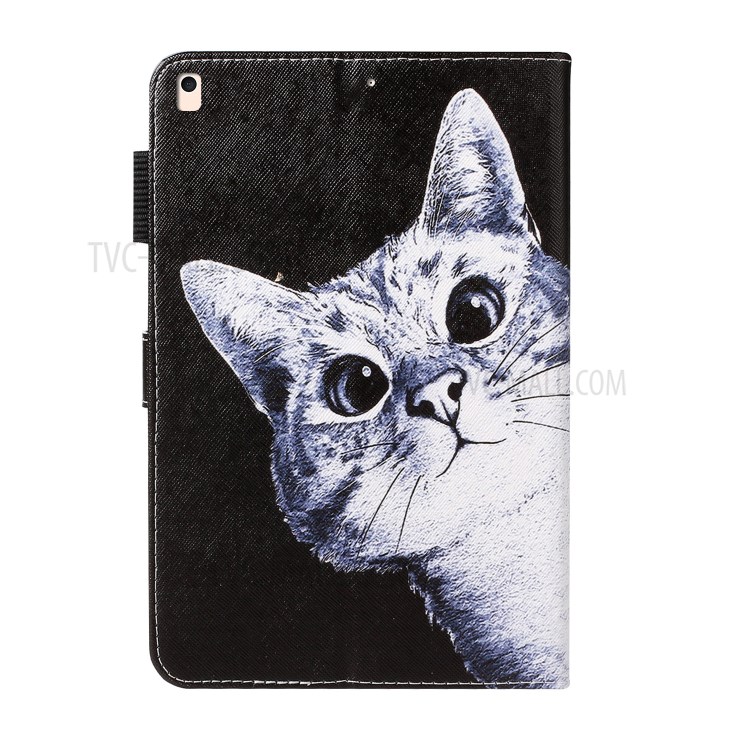 Pattern Printing Leather Wallet Stand Case for iPad 10.2 (2020)(2019) / Air 10.5 inch (2019) - Cat-2