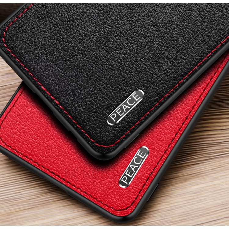 PC+PU Leather with Matte Metal Back Stylish Case for iPhone 11 6.1 inch - Black-2