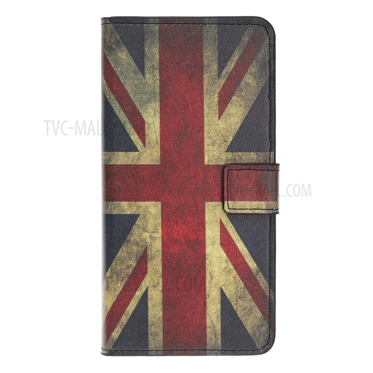 Pattern Printing Wallet Leather Phone Cover Case for iPhone 12 Pro Max 6.7-inch - UK Flag-2