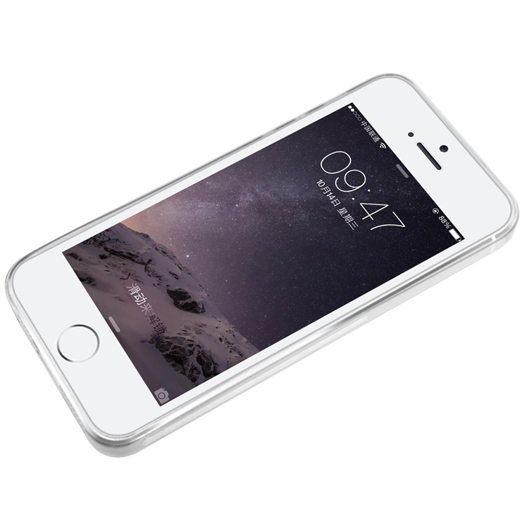 NILLKIN 0.6mm Nature TPU Case Cover for iPhone SE 5s 5 - White-5