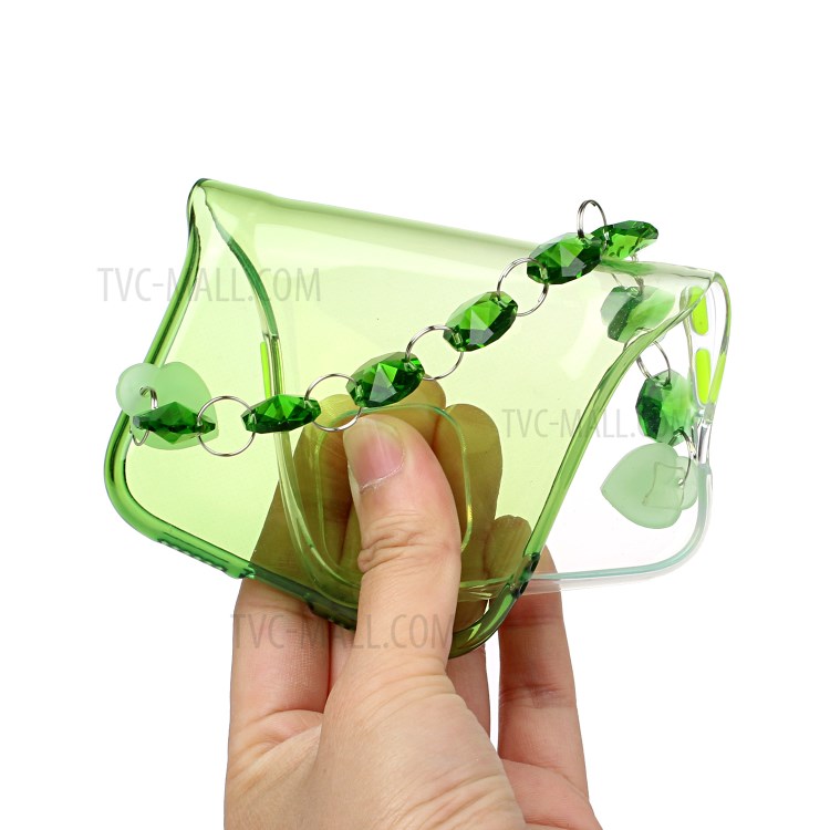 Crystal Bracelet Style Soft TPU Mobile Phone Case for iPhone 7/8/SE (2nd Generation) - Green-3
