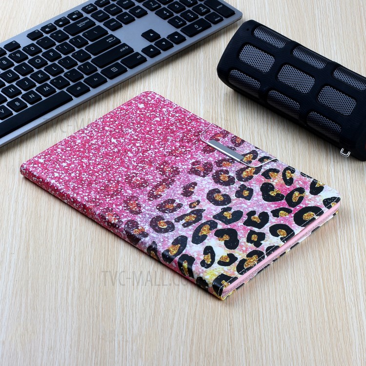 Pattern Printing Smart Leather Stand Case for iPad 9.7-inch (2018) / 9.7-inch (2017) / Air 2 / Air (2013) - Leopard-7