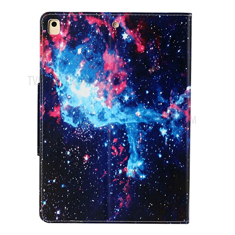Pattern Printing Smart Leather Stand Case for iPad 9.7-inch (2018) / 9.7-inch (2017) / Air 2 / Air (2013) - Cosmic Sky-3