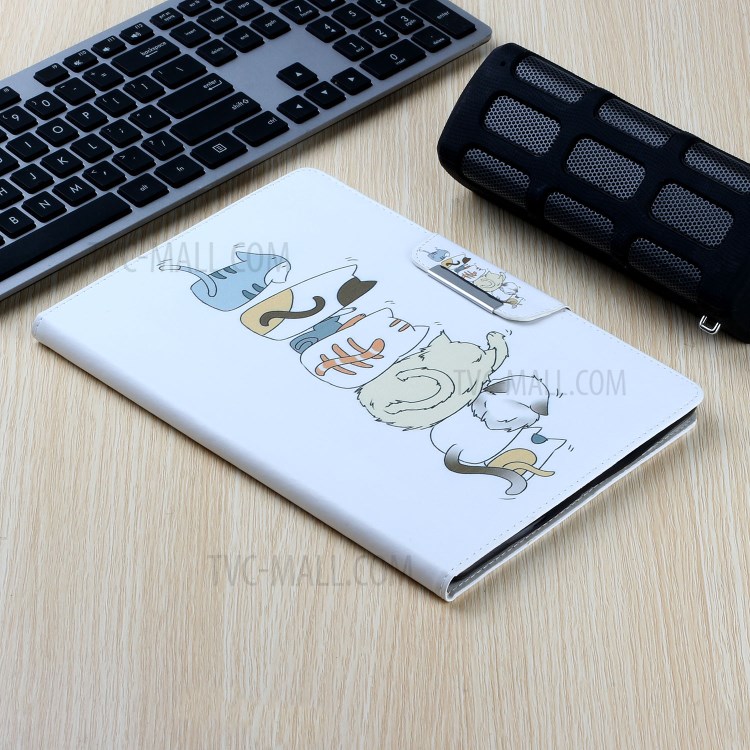 Pattern Printing Flip Leather Case Wallet Tablet Shell for iPad 10.2 (2020)(2019)/Air 10.5 inch (2019) - Cats-7
