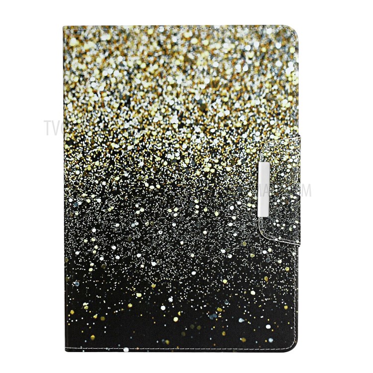 Pattern Printing Leather Wallet Stand Case for iPad mini (2019) 7.9 inch/4/3/2/1 - Glittery Elements-2