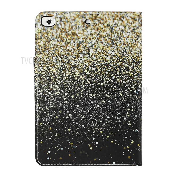 Pattern Printing Leather Wallet Stand Case for iPad mini (2019) 7.9 inch/4/3/2/1 - Glittery Elements-3
