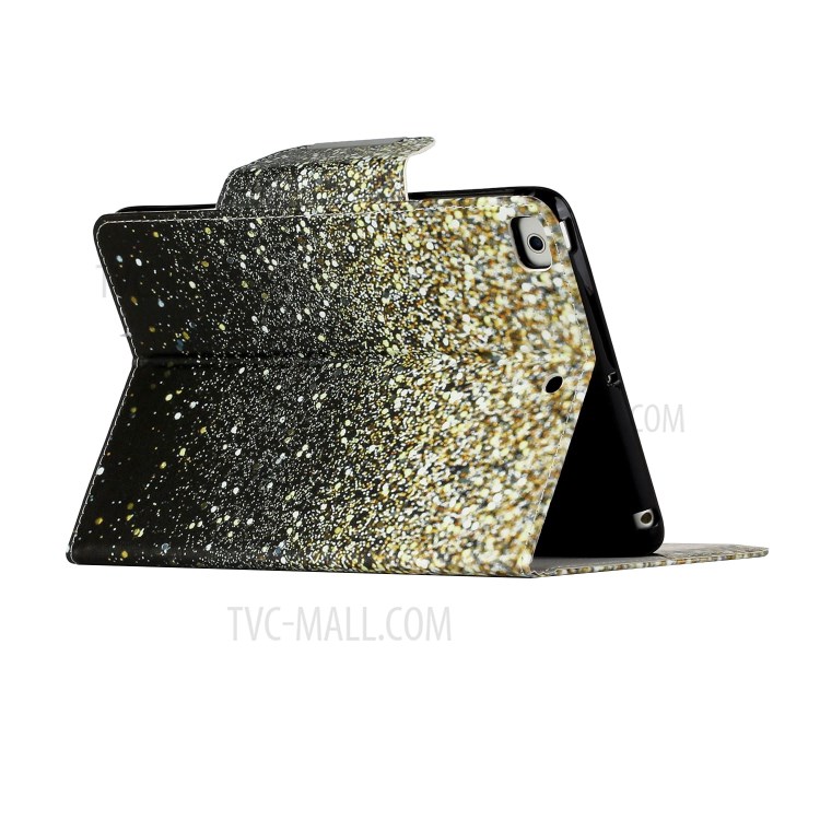 Pattern Printing Leather Wallet Stand Case for iPad mini (2019) 7.9 inch/4/3/2/1 - Glittery Elements-4