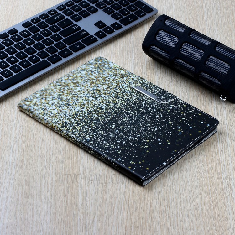 Pattern Printing Leather Wallet Stand Case for iPad mini (2019) 7.9 inch/4/3/2/1 - Glittery Elements-7