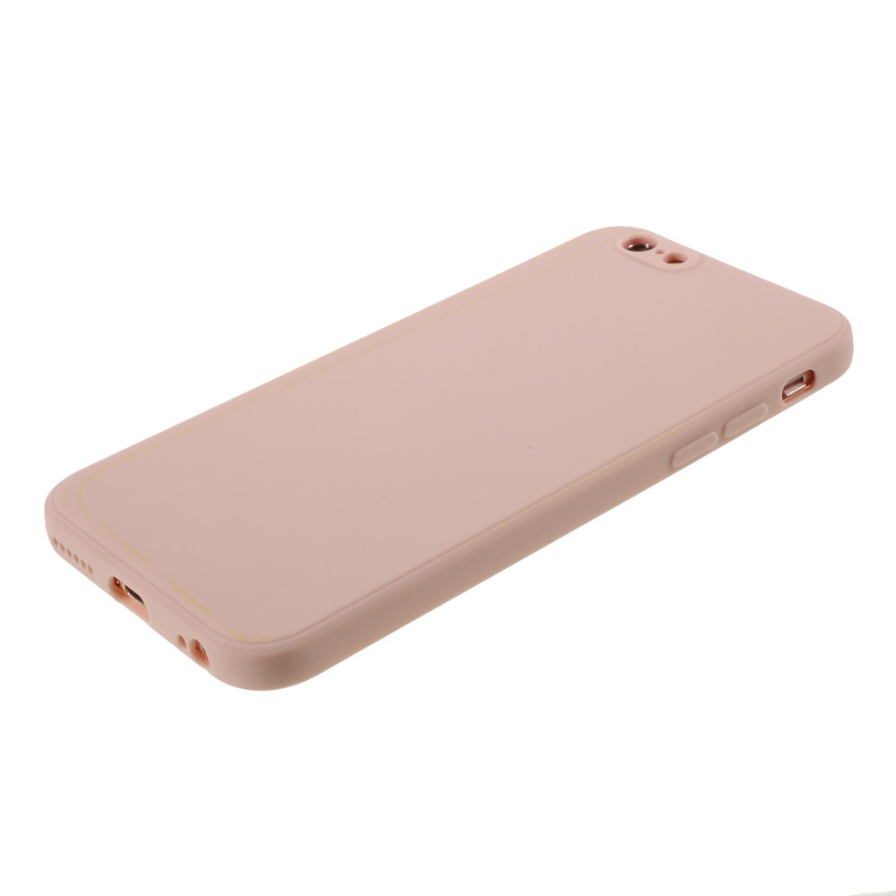 Capa de Telefone de Silicone Macia de Pele Fosca Para Iphone 6/6s 4,7 Polegadas - Rosa-4