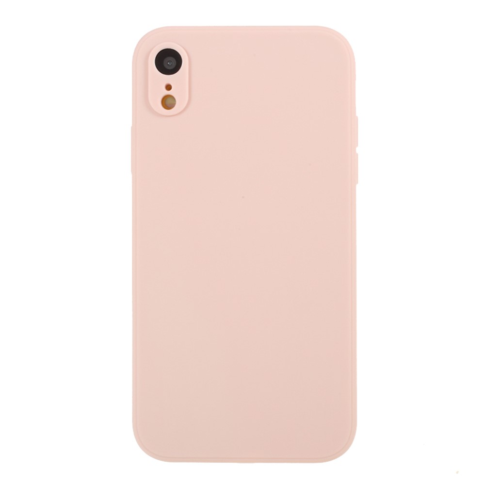 Matte Skin Soft Silicone Cell Phone Case for iPhone XR 6.1 inch - Pink-1