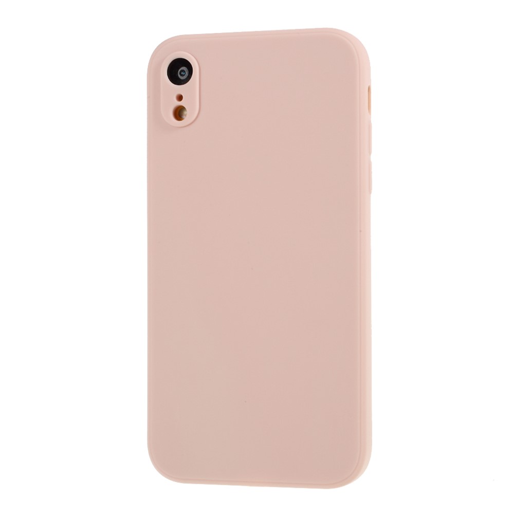 Matte Skin Soft Silicone Cell Phone Case for iPhone XR 6.1 inch - Pink-2