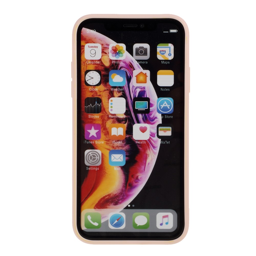Matte Skin Soft Silicone Cell Phone Case for iPhone XR 6.1 inch - Pink-3