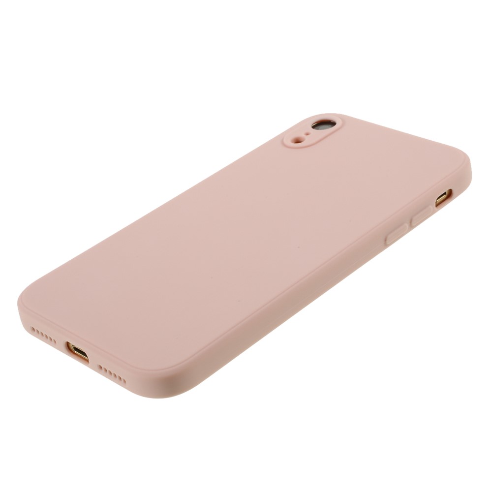 Matte Skin Soft Silicone Cell Phone Case for iPhone XR 6.1 inch - Pink-4