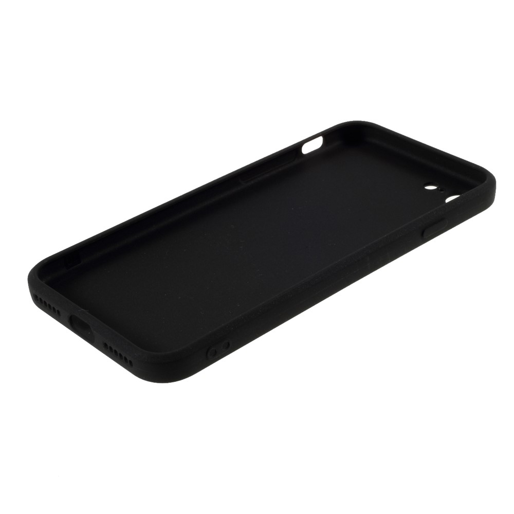 Pur Cas De Téléphone De Silicone Souple Mat De Couleur Pour Iphone 7/8 / Se (2ème Génération) - Noir-7