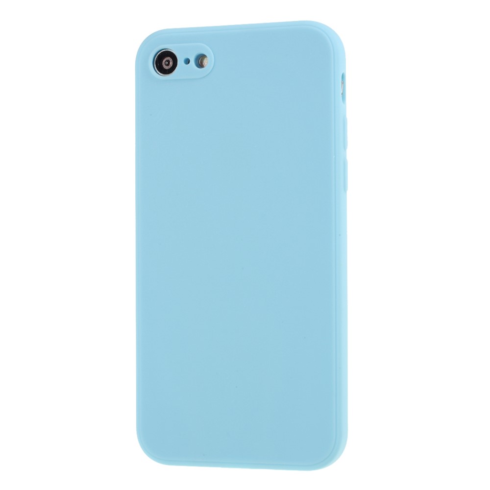 Pure Colour Matte Soft Silicone Phone Case for iPhone 7/8/SE (2nd Generation) - Baby Blue-2