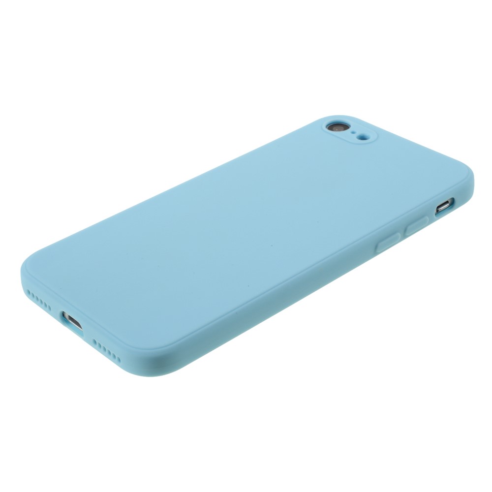 Pure Colour Matte Soft Silicone Phone Case for iPhone 7/8/SE (2nd Generation) - Baby Blue-4