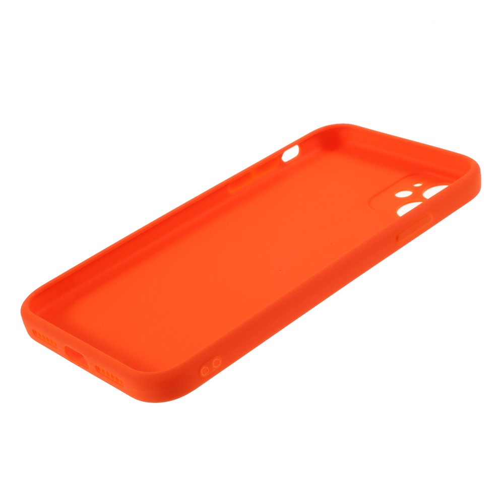 Pure Color Matte Soft TPU Cover Téléphone Pour Iphone 11 6,1 Pouces - Orange